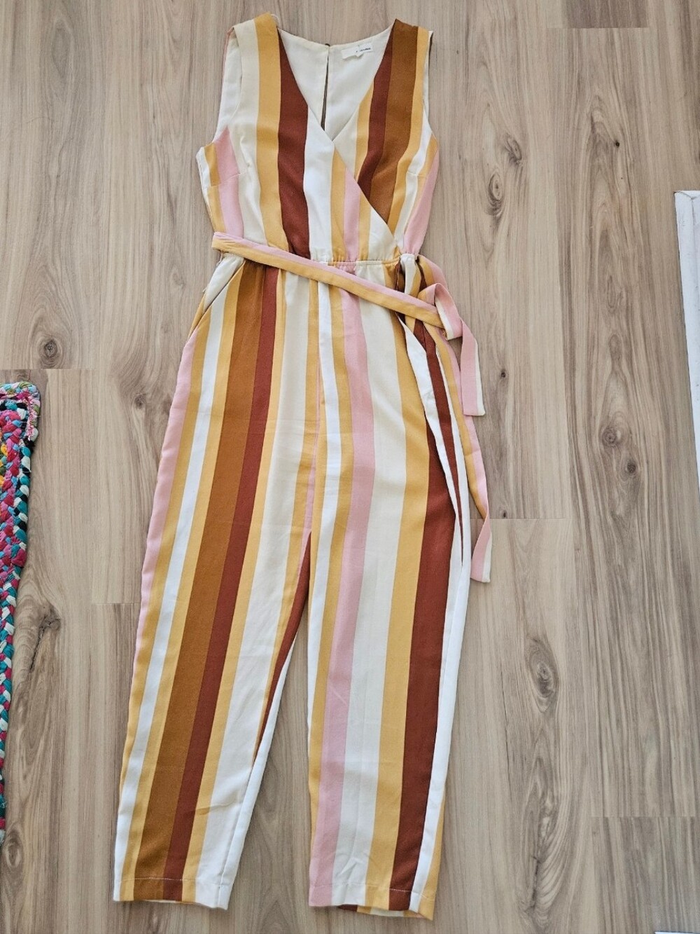 Striped Jumpsuit Romper